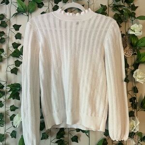 J. Crew white top